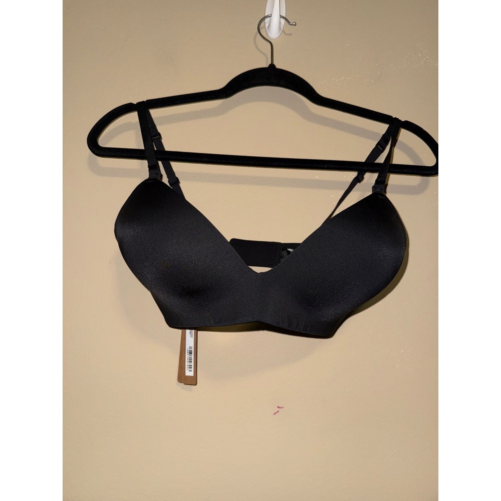 Skims WirelessForm Maternity T-Shirt Demi Nursing Bra Onyx 32DD PL-PLG-7704W NWT